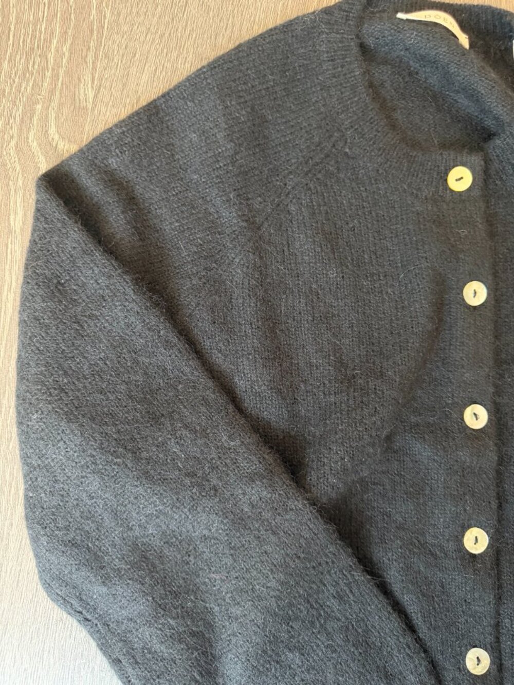 Doen NWOT Petra Cardigan Black M - Picture 9 of 15